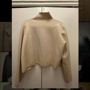 & Other Stories Cream Turtleneck Sweater
